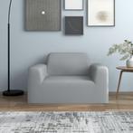 Stretch meubelhoes voor bank grijs polyester jersey, Verzenden
