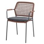 Barista dining stoel terra cotta stapelbaar Taste 4SO, Tuin en Terras, Tuinsets en Loungesets, Ophalen of Verzenden, Nieuw