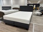 Boxspring New-Castle, antraciet, Nieuw