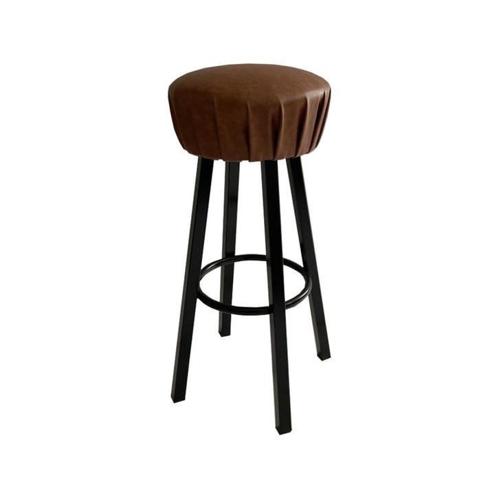 Barkruk Gezellig Vintage - Cognac - Vintage/Café, Huis en Inrichting, Barkrukken, Ophalen