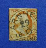 Nederland 1852 - 1e Emissie de 15Ct en Halfrond, Postzegels en Munten, Postzegels | Nederland, Gestempeld
