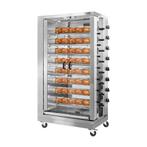 GGM Gastro | Gas kippengrill - 47,2kW - met 15 spiesen voor, Verzenden