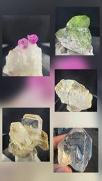 robijn, peridoot, aquamarijn en kwarts Exemplaar- 230 g -