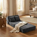 Opvouwbaar Matras 200x70 | Velvet Antraciet | Nieuw OP=OP, Verstelbaar, Nieuw, Ophalen of Verzenden, 200 cm