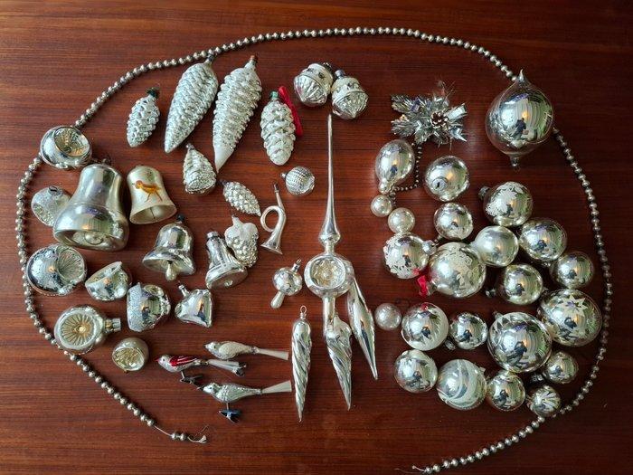 Kerstballen (54) - Glas - Antieke en vintage kerst, Diversen, Kerst