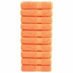 vidaXL Badhanddoeken SOLUND 10 st 600 g/m² 100x150 cm, Verzenden, Nieuw, Oranje