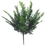 Varen Fern Bush Donkergroen Botanical Style 45 cm per stuk, Huis en Inrichting, Ophalen of Verzenden, Nieuw