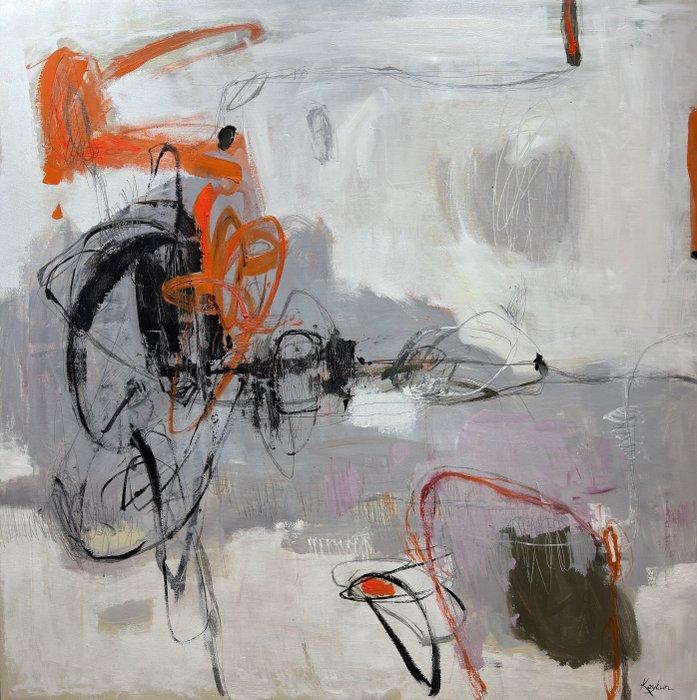 Anastasiia Krykun - Echoes of Stillness - XL, Antiek en Kunst, Kunst | Schilderijen | Modern