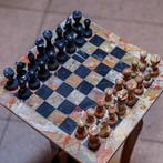 Schaakspel - Natural onyx marble gift - Marmer, Antiek en Kunst
