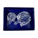 Nachtmann - 2 Kristallen beeldjes - Schildpadden