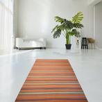 Grote oranje gestreepte - Vloerkleed - 300 cm - 200 cm -, Nieuw