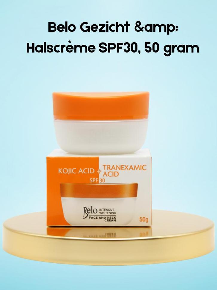 Belo Face & Neck crème SPF30, 50 gram, Sieraden, Tassen en Uiterlijk, Beautycases, Ophalen of Verzenden