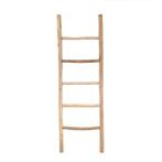 Teakea - Decoratie ladder | Naturel Eiken-Look | 50x5x150, Huis en Inrichting, Badkamer | Badtextiel en Accessoires, Nieuw, Verzenden