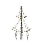 Metalen kerstboom met verlichting | 1.35 meter, Diversen, Kerst, Verzenden, Nieuw