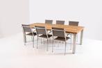4 Seasons Outdoor Plaza tuinset mocca met Casa tafel 240 cm, Tuin en Terras, Tuinsets en Loungesets, Ophalen of Verzenden, Nieuw