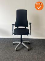 BMA Axia Pro - Nieuwe zwarte stoffering - zilvergrijs voetkr, Werkplek, Ophalen of Verzenden, Gebruikt, Stoel