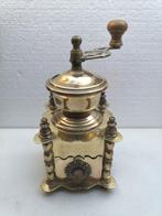 Koffiemolen - Messing, Hout - Antieke bonenmolen, Antiek en Kunst, Antiek | Keukenbenodigdheden