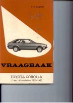 Vraagbaak voor uw Toyota Corolla 9789020116083 Olving, Gelezen, Olving, Verzenden