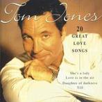 cd - Tom Jones - 20 Great Love Songs, Verzenden, Zo goed als nieuw