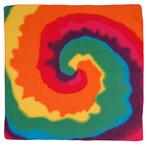 Bandana/Grote Zakdoek - Regenboog TieDye - 50x50cm - Katoen, Ophalen of Verzenden, Nieuw