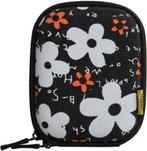 Bilora Shell Bag I Compact Camera Case - Bloemen/Zwart (Nieu, Verzenden, Nieuw