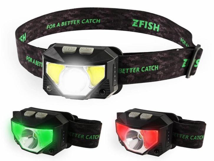 Oplaadbare Hoofdlamp 300 lumen + Opberghoes +, Watersport en Boten, Hengelsport | Roofvissen, Overige typen, Nieuw, Verzenden