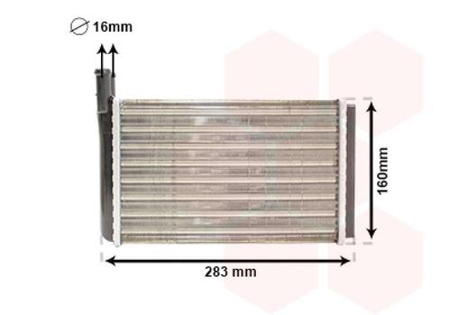 KACHEL RADIATEUR VOOR AUDI 80 B2 1978-1986 171819031C, Auto-onderdelen, Airco en Verwarming, Nieuw, Ophalen of Verzenden