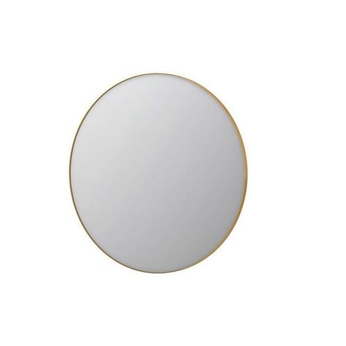 INK SP15 Spiegel Rond Mat Goud Aluminium Kader 120 x 3,5 cm, Doe-het-zelf en Verbouw, Sanitair, Bad, Nieuw, Ophalen of Verzenden