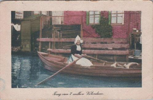 VOLENDAM - Terug van t melken, Verzamelen, Ansichtkaarten | Nederland, Verzenden
