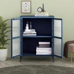 Sideboard Säkylä dressoir 84x64x35 cm marineblauw [en.casa], Verzenden, Nieuw