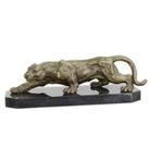 Panter - Bronzen Beeld - Dieren Sculptuur - Brons Beeldje, Antiek en Kunst, Verzenden