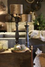 Velvet cilinder lampenkap Camel 20 cm, Huis en Inrichting, Lampen | Lampenkappen, Ophalen of Verzenden, Nieuw