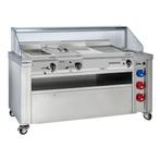 GGM Gastro | Mobiel Kookstation - 1600x850mm - Hoogte: |, Verzenden, Nieuw in verpakking, Fornuis, Frituur en Grillen