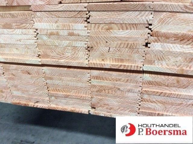 Douglas vellingdelen | Vloerdelen | Breed | Goedkoop, Doe-het-zelf en Verbouw, Hout en Planken, Overige houtsoorten, 300 cm of meer