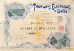 Bulgarije, België. Tramways Electriques de Sofia - 1899 -