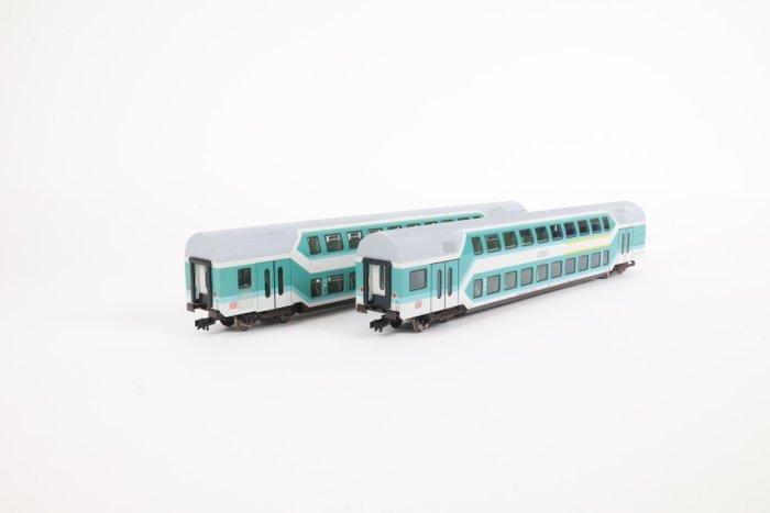 Fleischmann H0 - 5125, 5121 - Modeltrein personenwagen (2) -, Hobby en Vrije tijd, Modeltreinen | H0