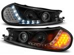Koplampen Ford Mondeo 96-00 LED Devil Eyes DRL look zwart, Ophalen of Verzenden, Nieuw