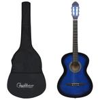 vidaXL Gitaar klassiek beginner met tas 4/4 39 blauw, Muziek en Instrumenten, Snaarinstrumenten | Gitaren | Akoestisch, Verzenden