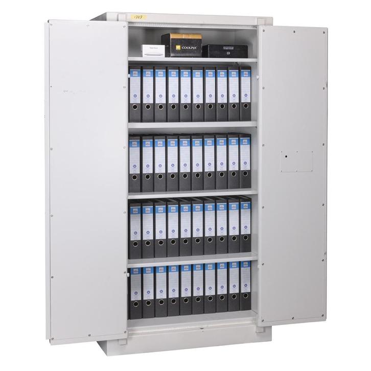 Dubbeldeurs archiefkluis Occ1787 met dubbelbaard sleutelslot, Huis en Inrichting, Brandblussers en Brandkasten, Brandkast, Gebruikt