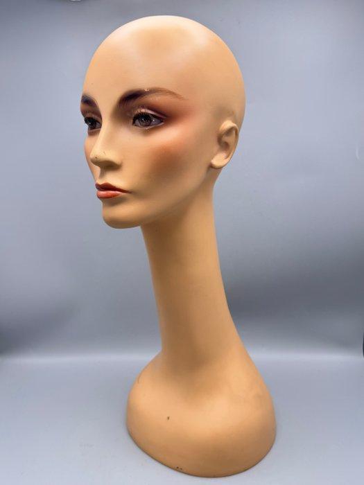 Hoofd ornament - Privé klaar Karakteristieke mannequin hoofd, Antiek en Kunst, Curiosa en Brocante