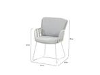 Fabrice dining tuinstoel Frozen/Frost grey 4-Seasons Outdoor, Ophalen of Verzenden, Nieuw