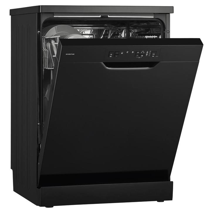 Inventum VVW6008AB vrijstaande vaatwasser - zwart, Witgoed en Apparatuur, Vaatwasmachines, 60 cm of meer, Vrijstaand, Energieklasse A of zuiniger
