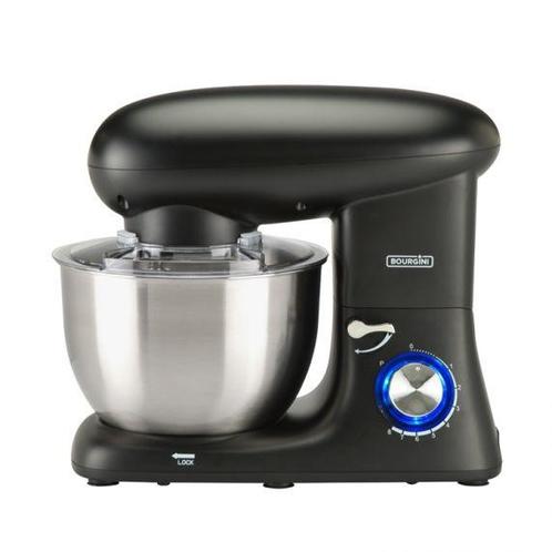 Bourgini Keukenmachine Chef Plus 5,5L Zwart, Hobby en Vrije tijd, Taarten en Cupcakes maken, Nieuw, Verzenden