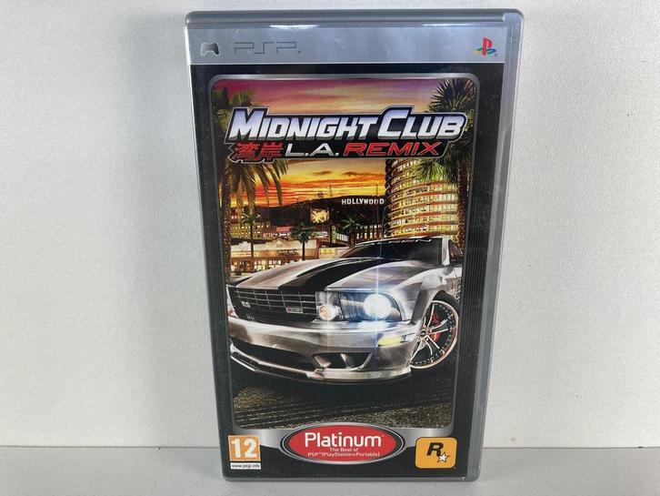 Midnight Club - LA Remix Platium Morgen in huis! (PSP), Spelcomputers en Games, Games | Sony PlayStation Portable, Zo goed als nieuw