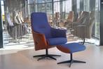 Gealux verstelbaar design draaifauteuil Basic 2120 + hokker, Huis en Inrichting, Nieuw, Leer, Ophalen of Verzenden, Design made in Holland