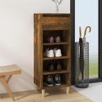 vidaXL Schoenenkast 40x36x105 cm bewerkt hout gerookt, Huis en Inrichting, Kasten | Schoenenrekken, Verzenden, Nieuw