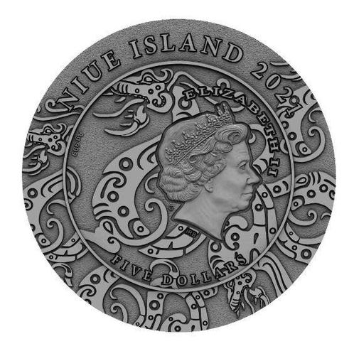 Niue. 5 Dollars 2021 - WU OF HAN Legends of the Great, Postzegels en Munten, Munten | Europa | Niet-Euromunten
