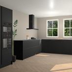 Zwarte greeploze keuken La Romana 103799, Verzenden, Nieuw