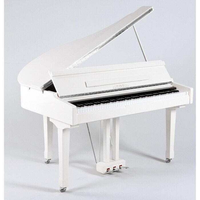 Oostendorp Digital Classic Mini Grand Deluxe V PWH chroom, Muziek en Instrumenten, Piano's