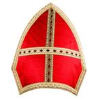 Sinterklaas Mijter Polyesterfluweel, Hobby en Vrije tijd, Verzenden, Nieuw